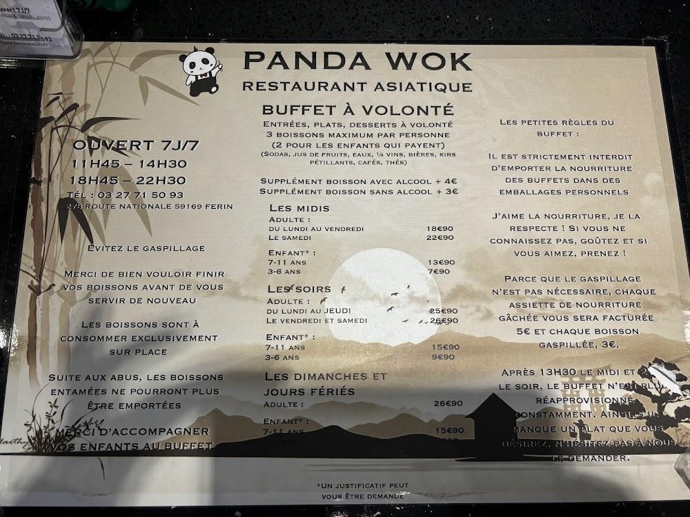 Panda Wok - Menu Image 1